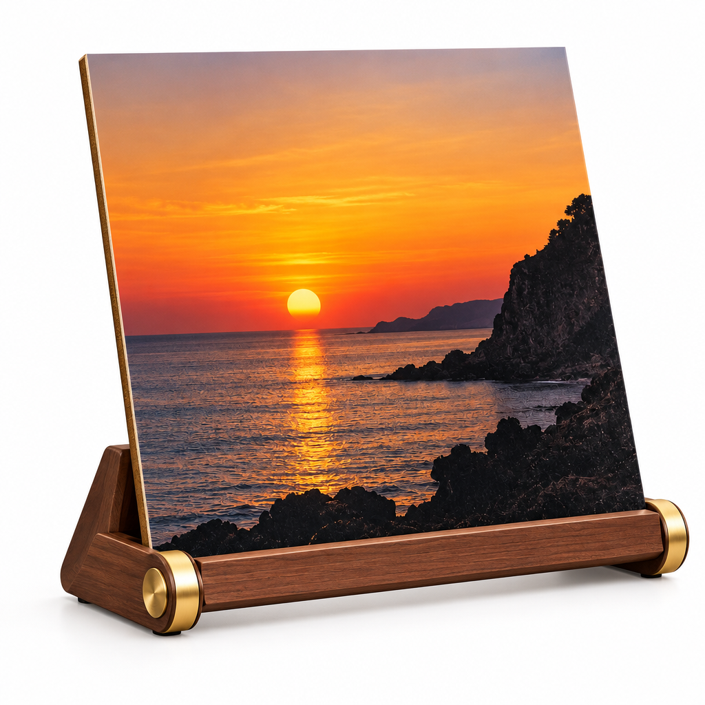 Retro Wood Album Cover Display Easel — view 5