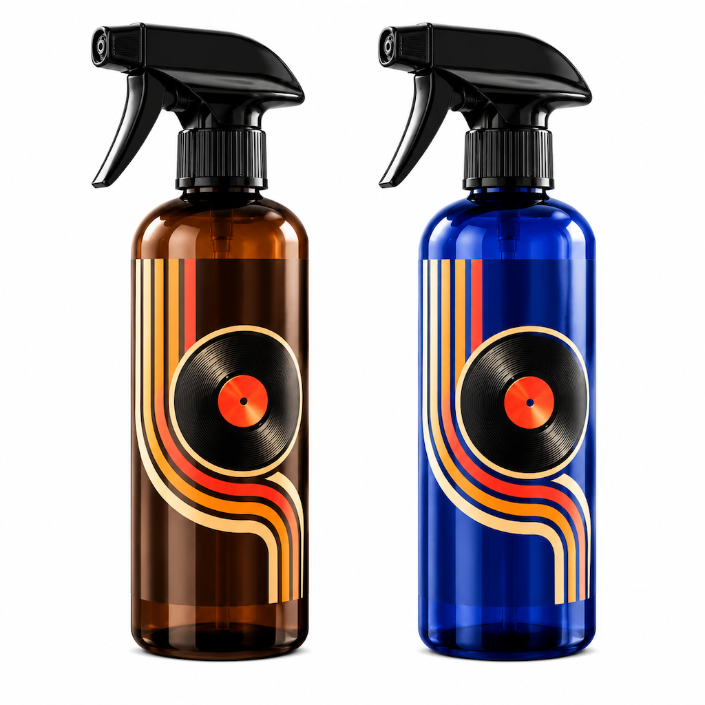 Retro Vinyl Record Cleaning Spray Set — view 3
