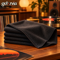 Soft Black Microfiber Record Cleaning Cloth Set — view 1