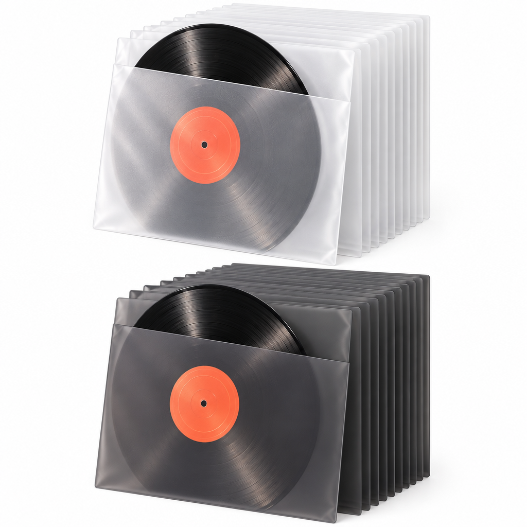 Frosted Vinyl Record Protective Inner Sleeves — view 4