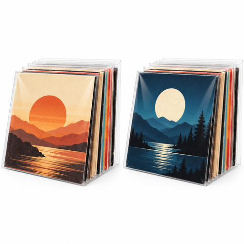 Clear Vinyl Album Jacket Protective Outer Sleeves — view 2