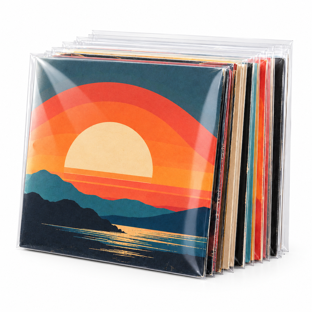 Clear Vinyl Album Jacket Protective Outer Sleeves — view 3