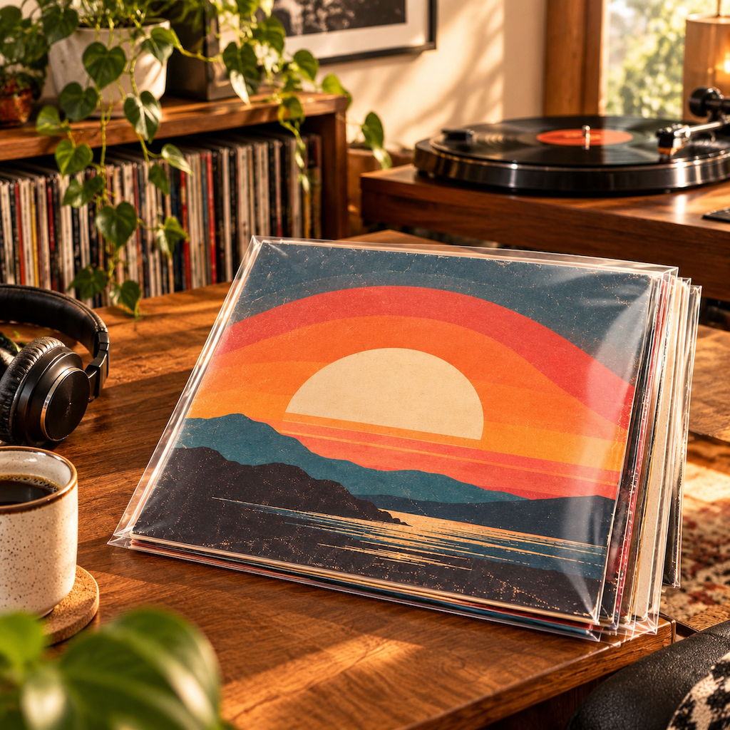 Clear Vinyl Album Jacket Protective Outer Sleeves — view 5